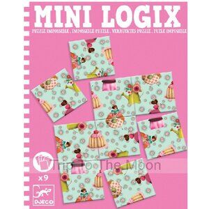 Djeco Mini Logix  Impossible Puzzle Princess (Multilingua) For Age 6+ New Sealed